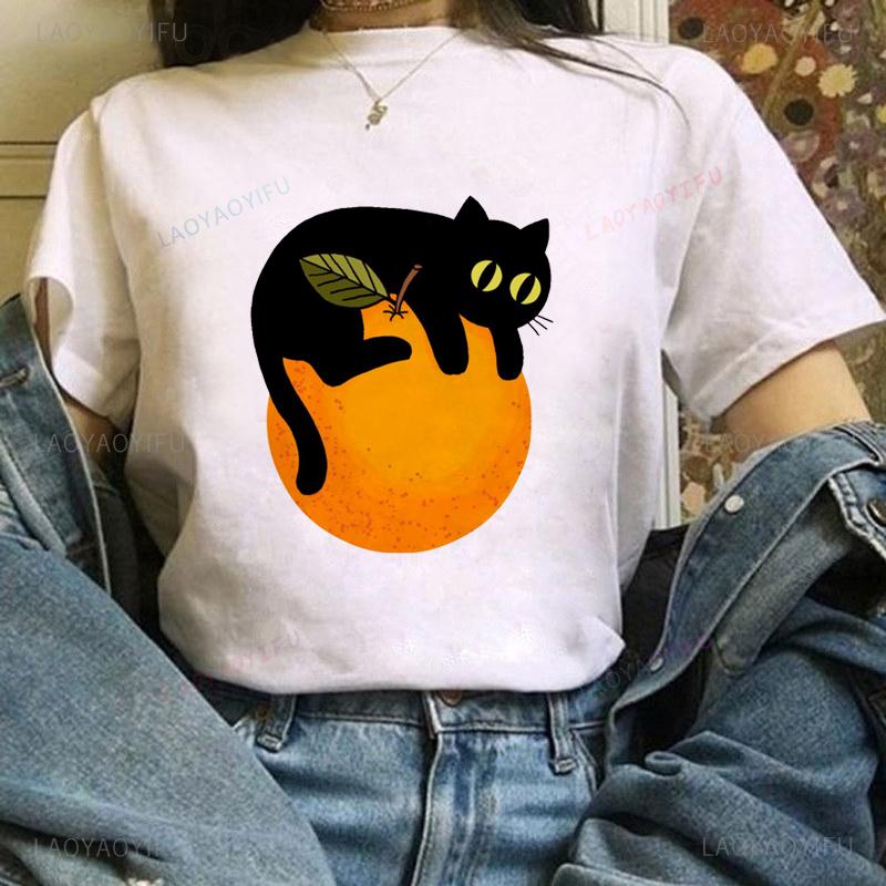 Cute Dinosaur Print T-Shirt Summer Short Sleeve Clothing Fun Versatile Patter Fashion Lady Casual Harajuku Elegant Top T-Shirt Unisex