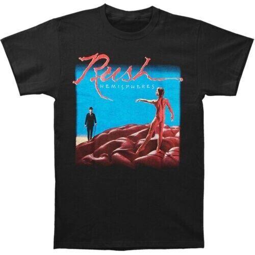 

New Rush Hemispheres T-Shirt Black Men S-3XL Gift For Fans Music Unisex T-Shirt XXXL