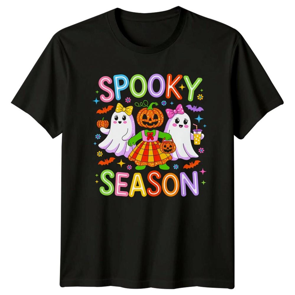 Spooky Season Halloween Holidays Unisexs TShirt Unisexs Tee Graphic Unisex Top B