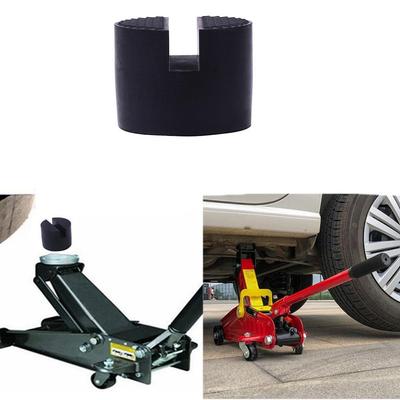 Universal Flat Grooved Car Jack Frame Protector Adapter Theft Disk Tool for Disc Side Whit