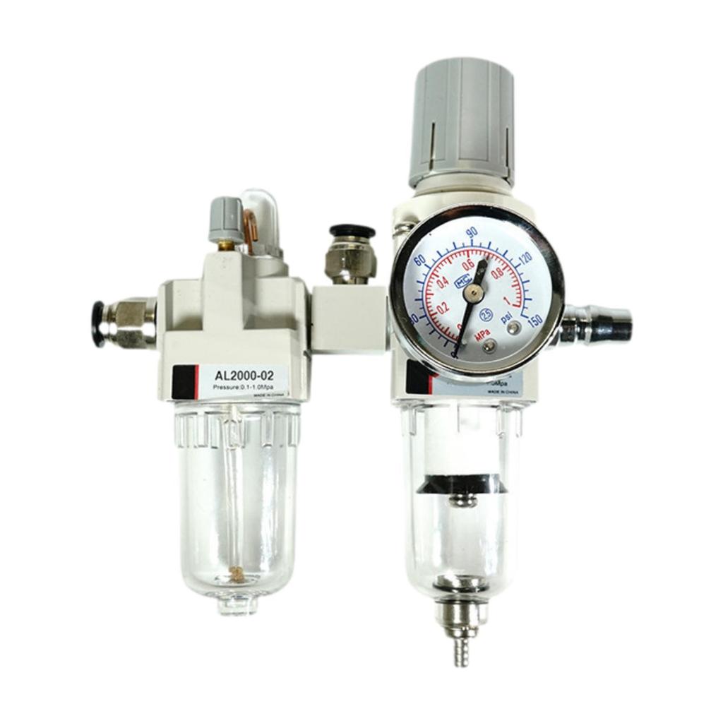 Luft-Öl/Wasser-Abscheider für Reifenwechselmaschine, Druckregler mit kompaktem Anschluss,
