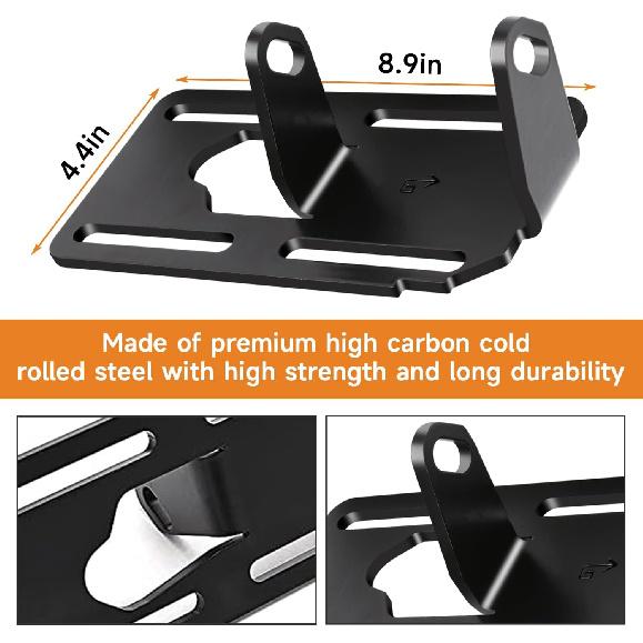 LS Conversion Engine Swap Mounts, Adjustable Swap Motor Mount Bracket Compatible with 1973-1998 Square Body/OBS Chevy GMC Truck 2WD 4WD