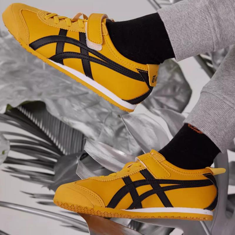 ONITSUKA TIGER Mexico 66 PS Kill Bill 2023 Barnesneakers Gul Svart 1184A049-750