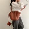 New vegetable basket tote bag fashionable and versatile daily commuter bag large capacity simple shoulder bag women