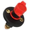 Battery Disconnect Switch DC12 to 24V Power Isolator On Off Switch with 2 Power Off Switches 4 Brass Terminals for Car