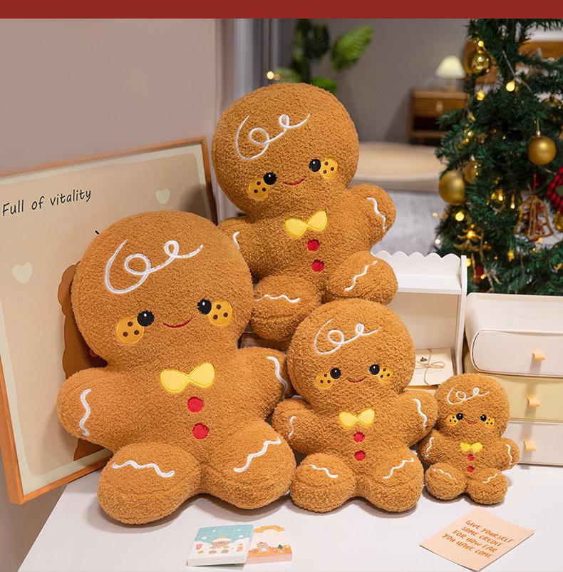 Plyšová bábika Santa Claus a sobovia Vianočná dekorácia Darček