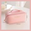 New Ladies Cosmetic Bag PU Leather Pillow Bag Female Portable Travel Make up Bag Large Capacity Cosmetic Bag Storage Organizer