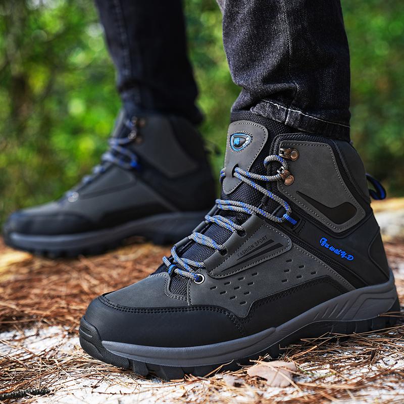 Men's Outdoor Hiking Shoes Waterproof Trekking Shoes All Day Comfort Hiking Boots