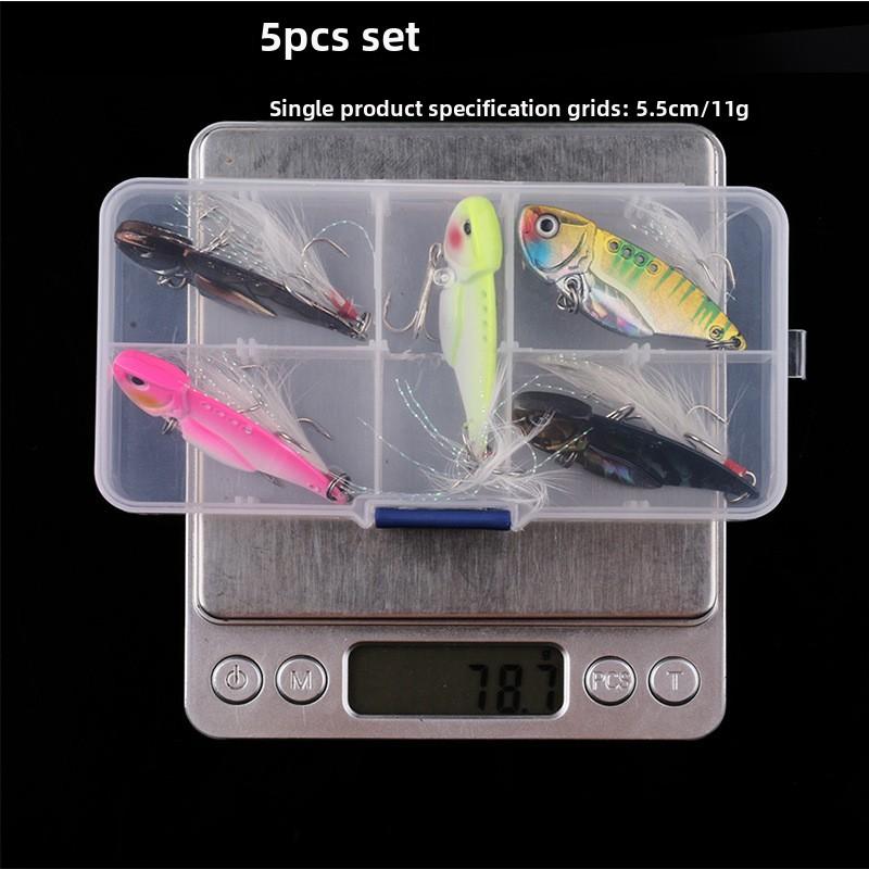 Lure bait set5-10PCSBoxed artificial bait, bionic bait, suitable for both freshwater and saltwater fishing equipment