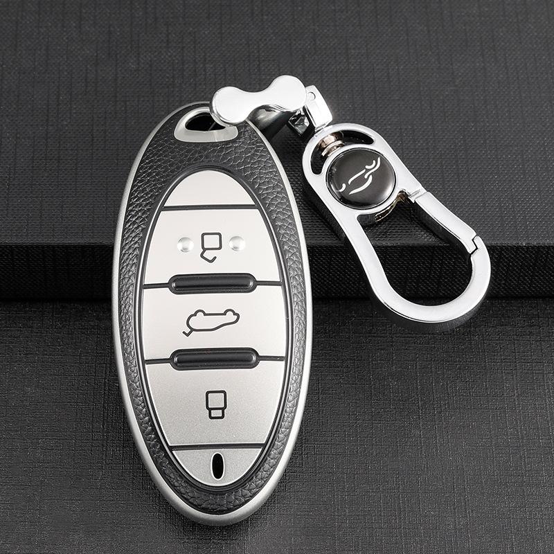 21Model Pentium Key Cover FawT77New Pentiumt99/B70/t55/t33Car Remote Control Buckle Key Case Cover