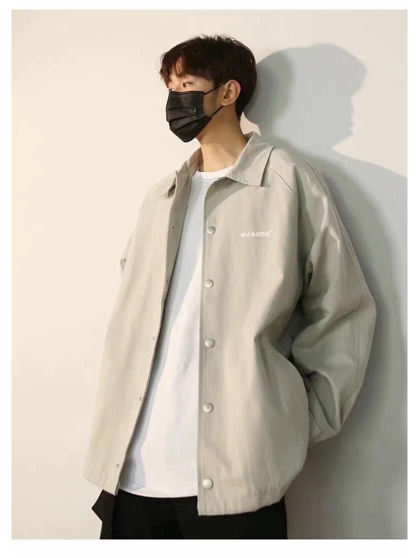 

Men s Autumn Trendy Casual Three-Piece Jacket Set L