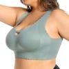Europejska i Amerykańska Bielizna Bezszwowa w Dużych Rozmiarach Damska Zbierająca Zapobiegająca Opadaniu Bez Fiszbin Biustonosz dla Dziewczyn z Nadmiarem Tkanki Tłuszczowej na Piersiach