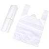 Homeglen Disposable White Transparent Food Vest Bags