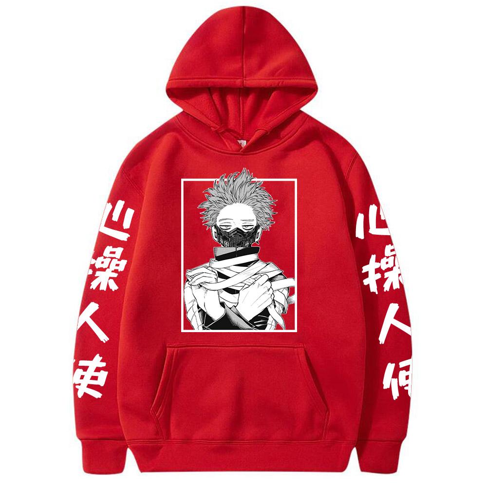 Harajuku Anime My Hero Academia Hitoshi Shinsou Grafické Potištěné Mikiny s Kapucí Pánské Dámské Manga Mikiny Pánská Mikina Harajuku Pulovr