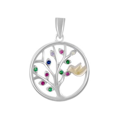 Silver Pendant with Cubic Zirkonia (2094487)