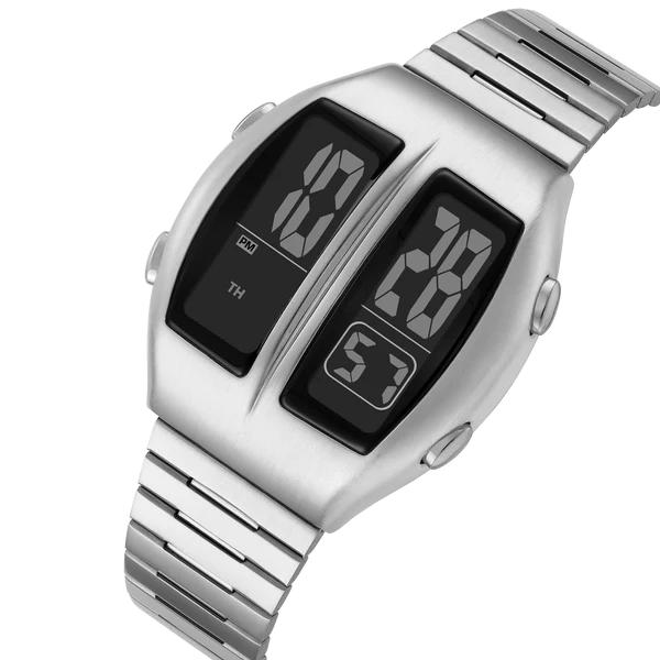Futuristisches Weltraumkapsel-Design BGL Ideen Retro Elektronische Geschenk-Uhren Stoppuhr Hintergrundbeleuchtung Tag Monat Digitale Armbanduhr BenlyDe