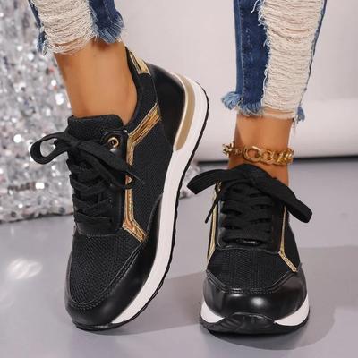 Damenmode Leichte Plateau-Sneakers Weiße Sportschuhe Frau Herbst Freizeitschuhe Plus Größe 43 Zaptillas De Mujer