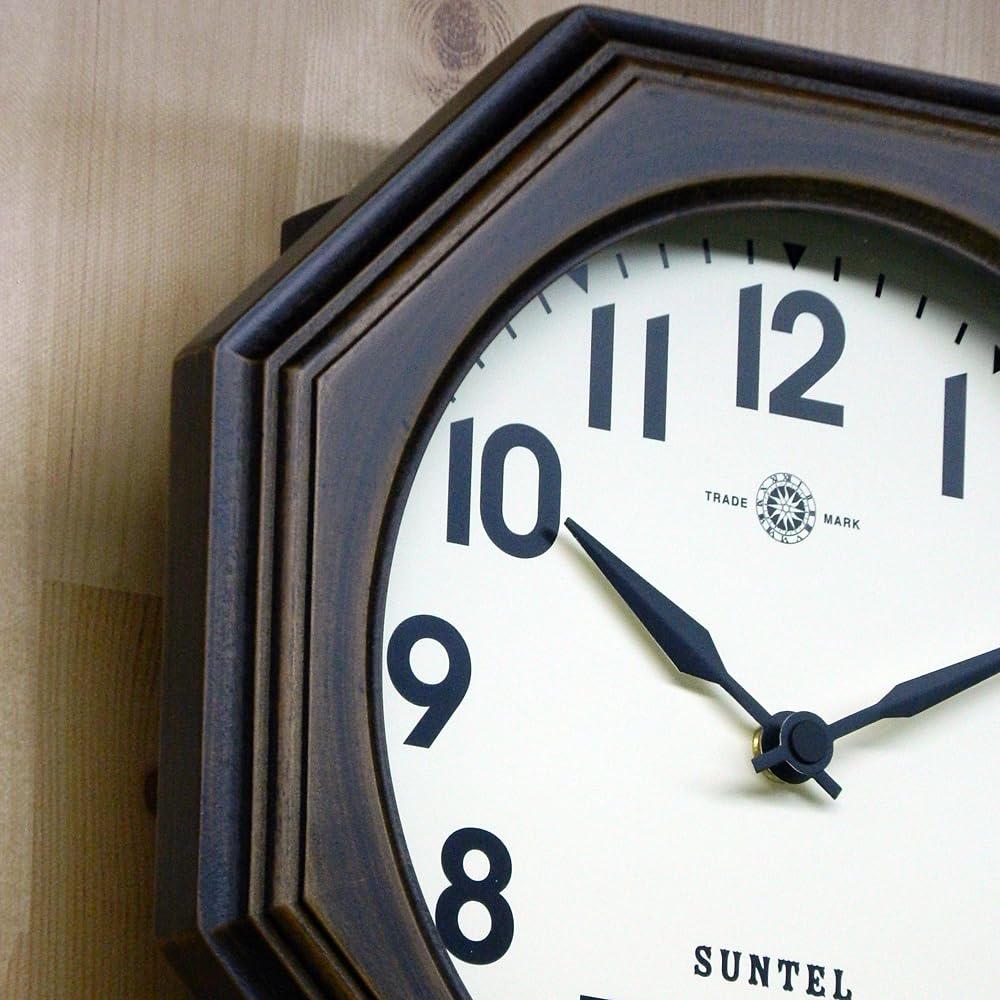 Santel Modern Antique Pendulum Clock Arabic Japanese-made (Octagonal Numerals) QL724A-AN