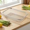 Stainless Steel Mesh Drain Basket Mesh Filtering Vegetable Washing Basin  Kitchen Use