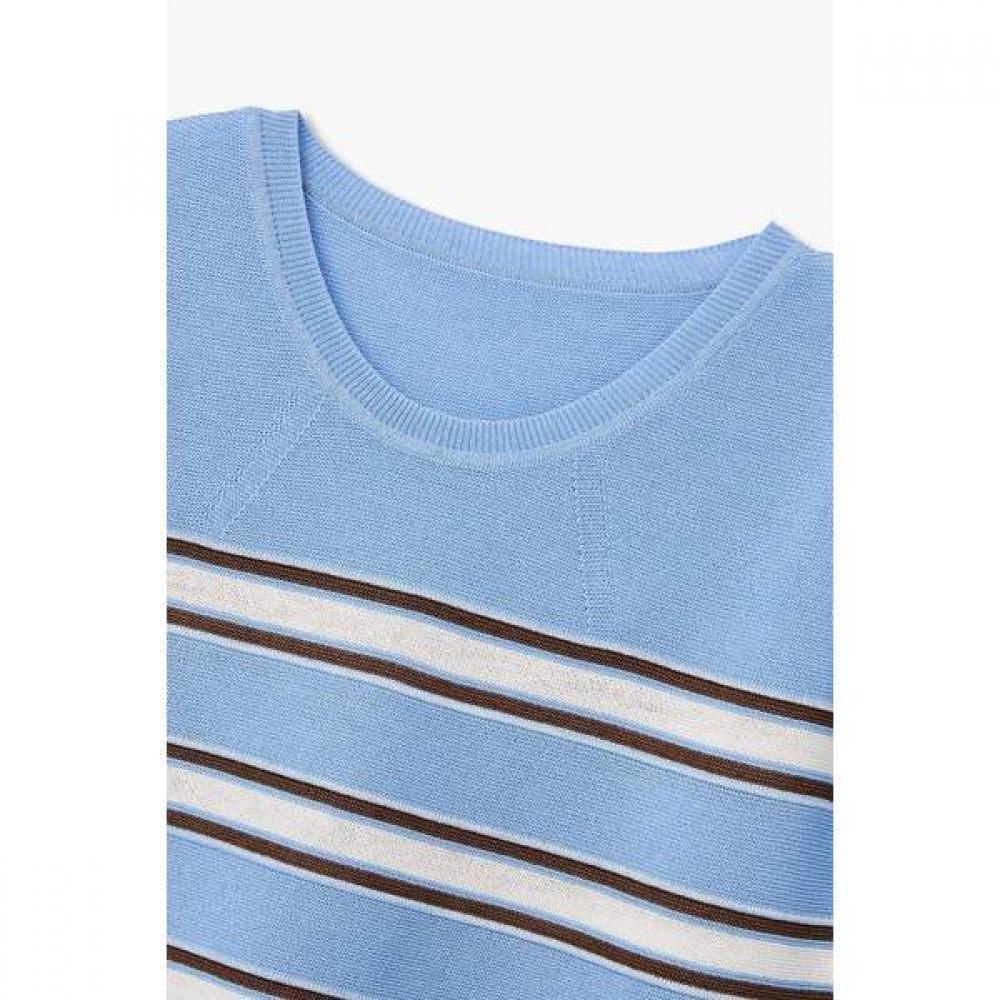 Vov Loose Fit Unbalanced Knit Pullover 7156250008