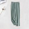 Pantaloni Pigiama a Quadri in Puro Cotone da Uomo - Larghi, Taglie Forti, Leggeri per Primavera, Estate e Autunno.