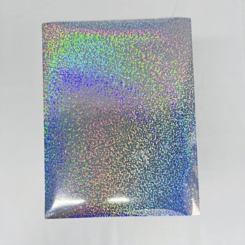 5Pcs Holographic Sticker Paper Clear Vinyl Self-Adhesive Waterproof Transparent Cold Laminating Film For Crafts