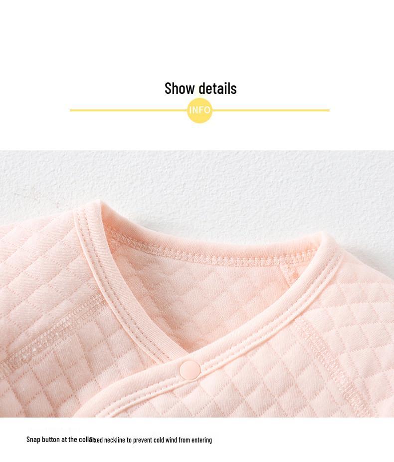 Baby Cotton-Padded Romper: Warm, Thin Cotton Crawling Suit for Boys & Girls - Perfect for Spring, Autumn, and Winter