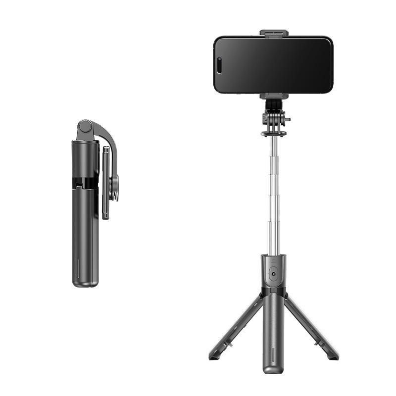 New F01 Anti-Shake Rotating Selfie Stick with Detachable Wireless Remote and Tripod for Travel Photography