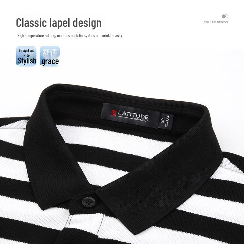 MONTAGUT Men's Summer Ice Comfort Cotton Polo Shirt