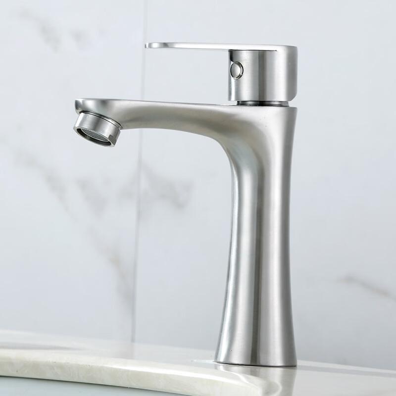VEMUSE JDF-CW-604 304 Stainless Steel Single Cold Basin Faucet