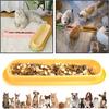 3-Piece Cats Feeding Dish - Long Multiple Cats Dining Bowl with Skidproof Bottom - Food & Water Bowl - Easy to Wash