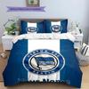 Hertha BSC Custom Name Pattern Bedding,Quilt Set Quilt Cover Pillowcase Home Birthday Gift(1 * Duvet Cover + 2 * Pillowcase, Without Core)