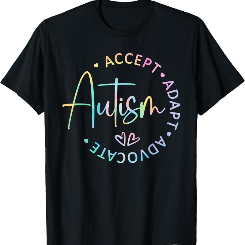 Autism Awareness Accept Adapt Advocate Mom Teacher T Shirt All S 4XL