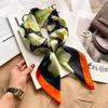 Luxury  Summer Silk Square Scarf Women Satin Neck Hair Tie Band Soft Work Neckerchief Hijab Head Female Foulard 70*70Cm