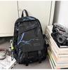 Schoolbag Backpack Female Junior High School Students Graffiti Backpack Male 1011 New Simple Design Large Capacity Multi-layer Student Schoolbag