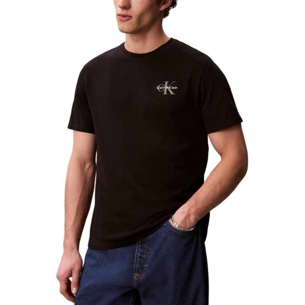 Calvin Klein Logo Pullover Round Neck Short Sleeve T-Shirt Men Tops 4RF284G-UB1