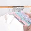 20Pcs Scratch Resistant Plastic Dipped Clothes Hangers Durable Garment Racks for Home Travel Laundry Drying