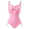 LittleForBig Erwachsenen Strampler Tanktop Baumwolle Pyjama Spitze Verstellbare Träger [Sugar Baby] Camisole Größe S