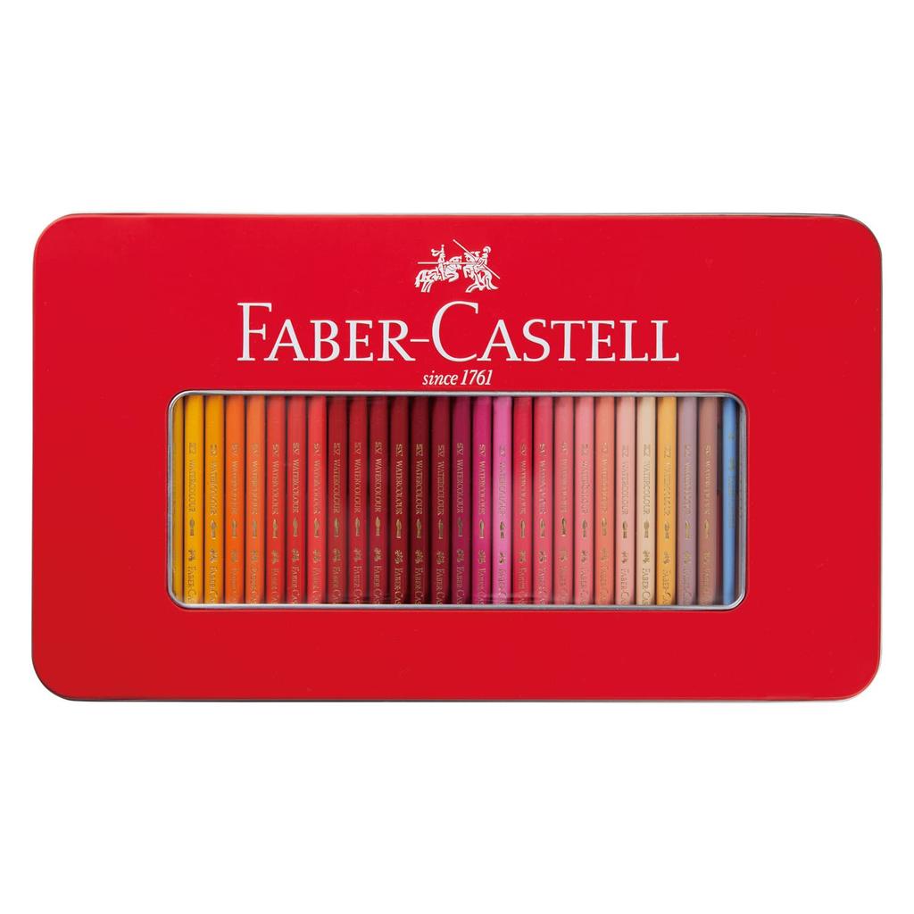 Watercolor 27191206 Faber-Castell Pencils, 100-Color Set,