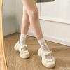 Fashionable versatile retro shallow mouth thick soled women's shoes women's summer new casual comfortable sports shoes