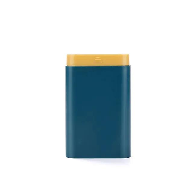 

Portable Mini Travel Vitamin Pill Drawer Pill Box Container Organizer Storage Tablet 7 Days 6 Grids Medicine Fish Oils синій