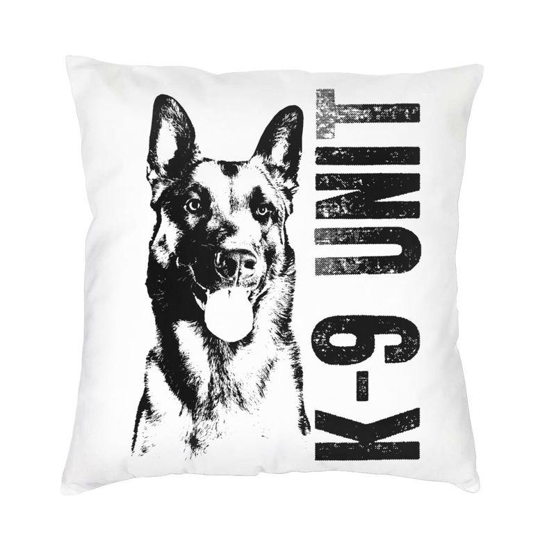 

K9 Unit Malinois Throw Pillow Cover Украшение гостиной 3D-печатные чехлы для подушек бельгийской овчарки для диванной наволочки