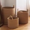Home Organization And Storage Baby Children Toy Storage Baskets Cotton Rope Woven Laundry Basket Sundries Organizer