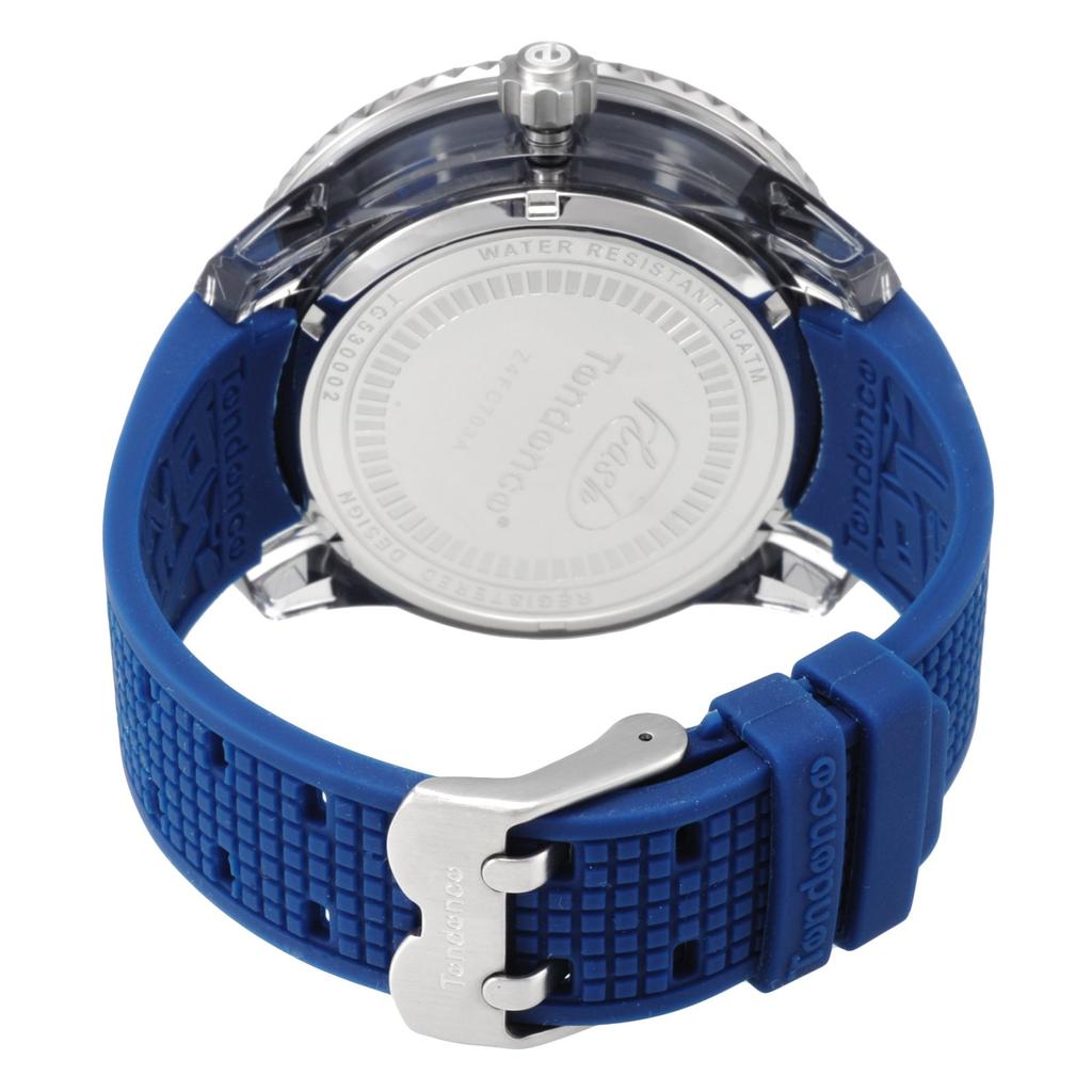 FLASH Watch TG530002 Blue Stainless Mineral 51mm [Tendence] Men's Watch, Dial, Steel, Glass, Quartz, [Used]