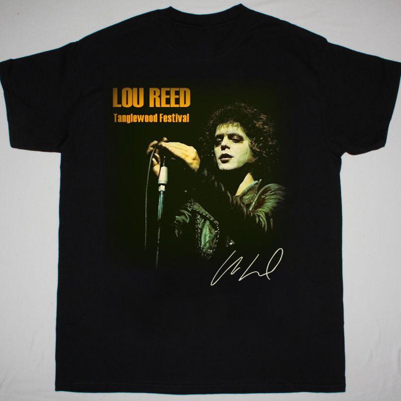 Lou Reed - Tanglewood Festival Black Unisex T-shirt Full Size S to 5XL Unisex T-Shirt M