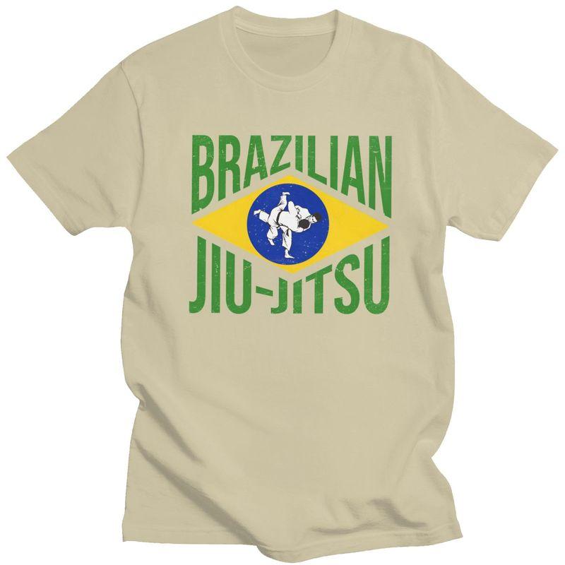 Custom Brazilian Jiu Jitsu BJJ Martial Art T Shirt Men Short Sleeves 100 Cotton Tshirt Casual Tee Tops Streetwear Tshirt