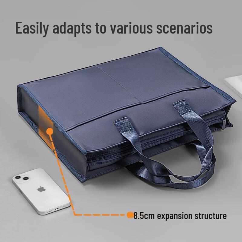 Deli Portable Business Briefcase with Double Front Pockets