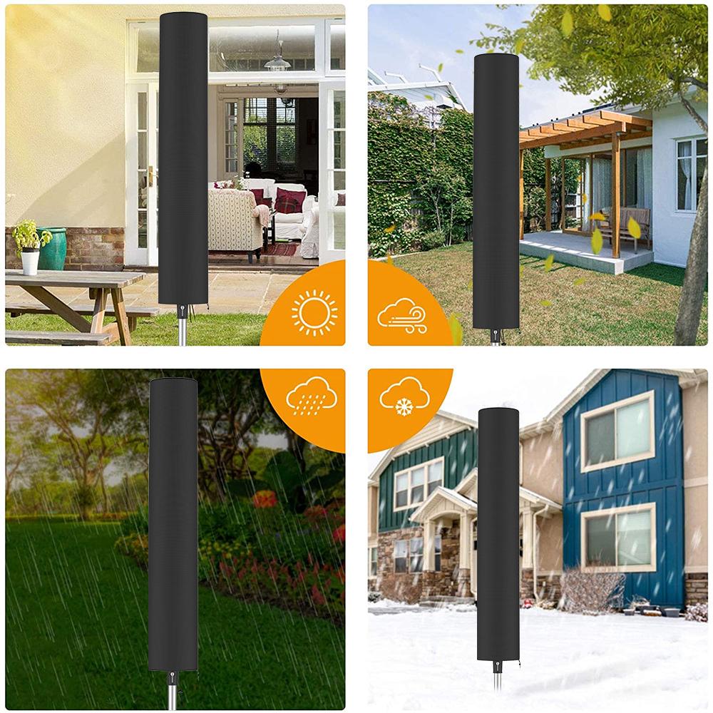 Multifunkční otočný kryt sušáku na prádlo Ochranné pouzdro na sušák na prádlo Odolný proti větru Štít na sušení prádla Vodotěsný Nastavitelná šňůra