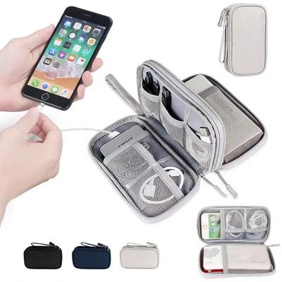 Waterproof Data Cable Storage Bag Portable Carry Case Storage Bag Travel Organizer Bag For Cable USB Charger Charging Treasure