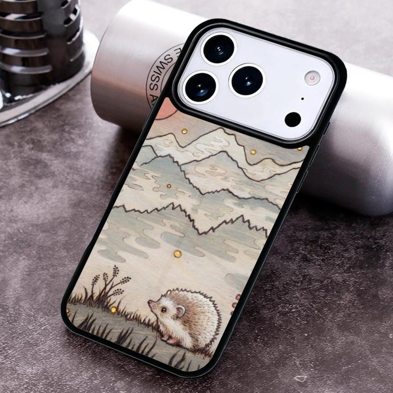 

Hedgehog in the Fog Phone Case for iPhone 17 16 15 Pro Max Air 14 13 12 11 Plus Shockproof Cover iPhone 13